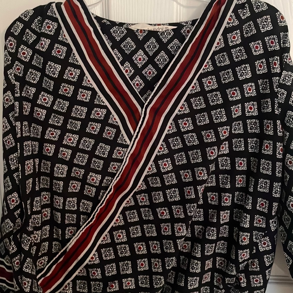 Hippie Laundry Boho Blouse Size Medium - Picture 2 of 4